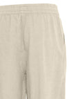 B.Young Falakka Linen Blend Straight Leg Trousers, Sand