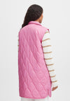 B. Young Berta Quilted Waistcoat, Super Pink