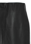 B.Young Daja Faux Leather Mini Wrap Skirt, Black