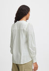 B.Young Bine Balloon Sleeve Tunic Blouse, Off-White