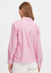 B.Young Hetila Striped Cotton Shirt, Super Pink Mix