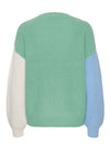 B.Young Otinka Colour Mix Jumper, Crème De Menthe