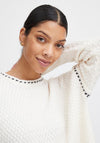 B. Young Yosima Textured Knit Jumper, Birch Mix