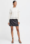 B. Young Yosima Textured Knit Jumper, Birch Mix
