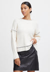 B. Young Yosima Textured Knit Jumper, Birch Mix
