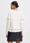 B. Young Yosima Textured Knit Jumper, Birch Mix