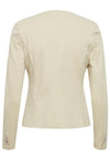B.Young Rizetta Short Jersey Blazer, Safari Melange