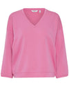 B.Young Pusti V-Neck Sweatshirt, Super Pink