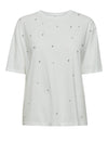 B.Young Pen Jewel Embellished T-Shirt, Off-White