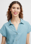 B.Young Lana Button Up Denim Shirt, Light Blue Denim