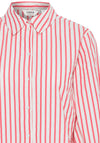 B.Young Fento Striped Shirt, Raspberry Sorbet