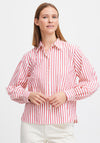 B.Young Fento Striped Shirt, Raspberry Sorbet