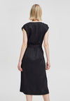 B.Young Ilini Tie Waist Midi Dress, Black