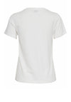 B.Young Safa Text Print T-Shirt, Marshmallow