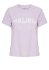 B.Young Safa Text Print T-Shirt, Orchid Bloom