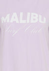 B.Young Safa Text Print T-Shirt, Orchid Bloom