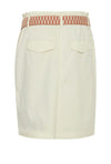 B.Young  Dalone Tassel Belt Knee Length Skirt, Birch