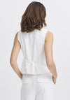 b.young Deceri Buttoned Waistcoat, White