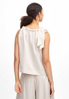B.Young Esto Satin Blouse, Sand