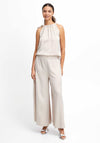 B.Young Esto Satin Culotte Trousers, Sand