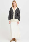 b.young Otari Zig Zag Cardigan, Black