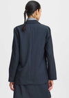 b.young Midde Single Breasted Pinstripe Blazer, Navy