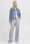 b.young Kerina Buttoned Denim Jacket, Blue