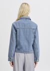b.young Kerina Buttoned Denim Jacket, Blue