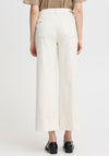 B.young Lydia High Waisted Wide Leg Jeans, Cream