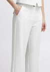 b.young Deceri Cuffed Straight Leg Trousers, White