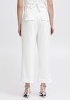 b.young Deceri Cuffed Straight Leg Trousers, White