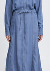 b.young Kosmo Denim Midi Skirt, Blue