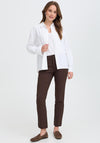 B. Young Straight Leg Tailored Trousers, Black