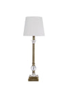 Fern Cottage Milan Antique Brass Table Lamp
