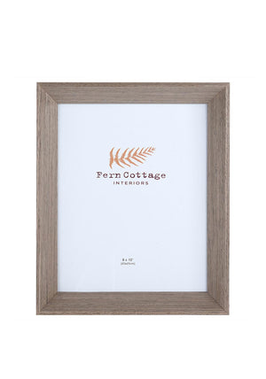 Fern Cottage 8x10” Wooden Photo Frame, Brown