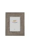 Fern Cottage 5x7” Woven Photo Frame, Grey
