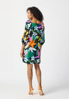 Joseph Ribkoff Floral Print Knee Length Dress, Black Multi