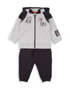 Babybol Baby Boy Two Piece Adventure Tracksuit, Grey Multi