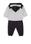 Babybol Baby Boy Two Piece Adventure Tracksuit, Grey Multi