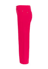 Dolcezza High Rise Straight Leg Cropped Jeans, Fuchsia