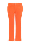 Dolcezza Straight Leg Crop Jeans, Orange