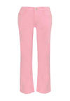 Dolcezza Straight Leg Crop Jeans, Pink