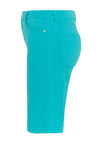 Dolcezza High Rise ¾ Length Shorts, Aquarius