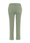 Dolcezza Cropped Jeans, Khaki Green