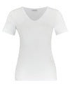 Dolcezza Basic V-Neck T-Shirt, Off-White