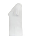 Dolcezza Basic V-Neck T-Shirt, Off-White