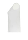 Dolcezza Basic Round Neck Vest Top, White
