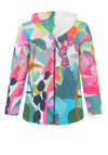 Dolcezza Rumba Print Drawstring Jacket, Multi