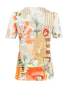 Dolcezza Big Changes Tie Hem Print Top, Multi