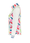 Dolcezza Brush Stroke Drawstring Jacket, Multi